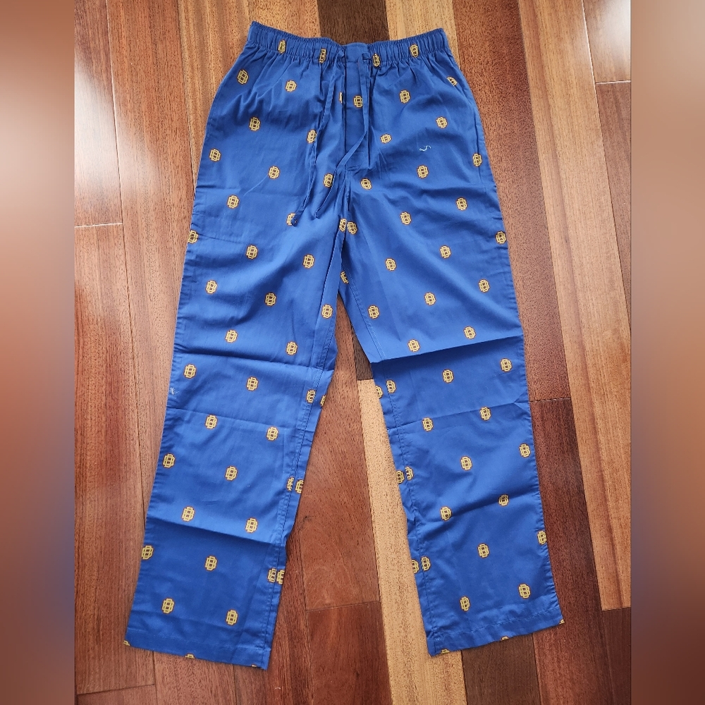 Brooks Brothers Mens Cotton Lounge Pants ~BLUE ~SMALL **NEW